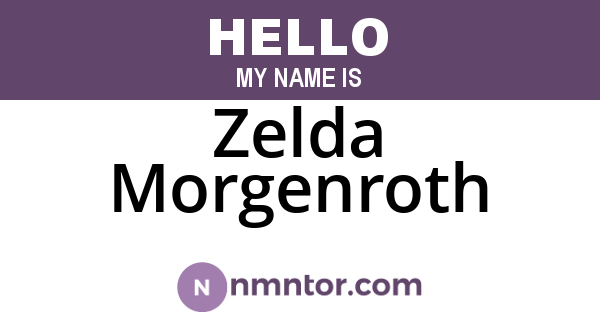 Zelda Morgenroth