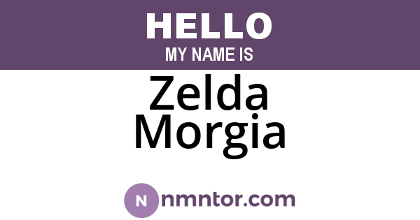 Zelda Morgia