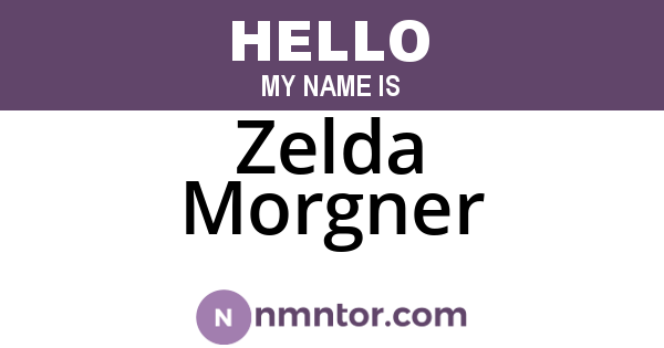 Zelda Morgner