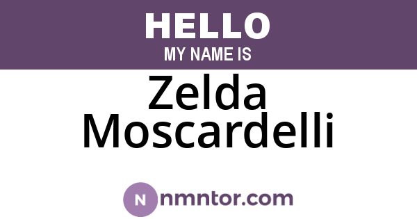 Zelda Moscardelli