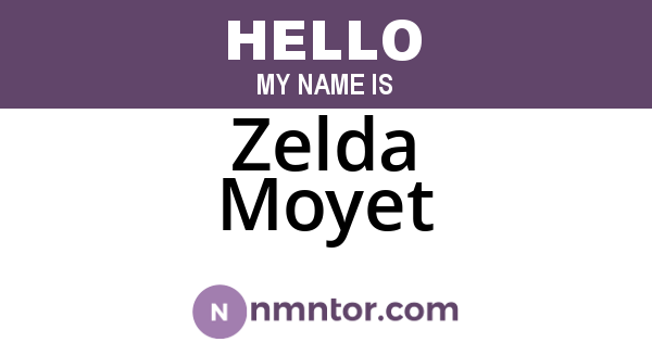 Zelda Moyet