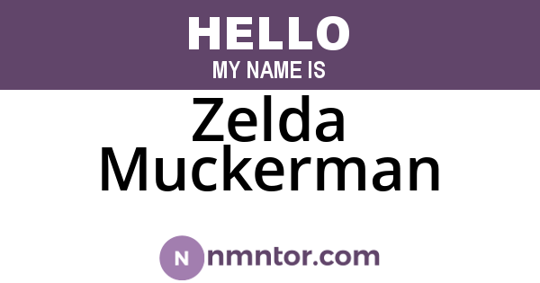 Zelda Muckerman