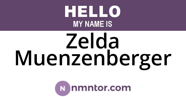 Zelda Muenzenberger