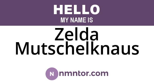 Zelda Mutschelknaus