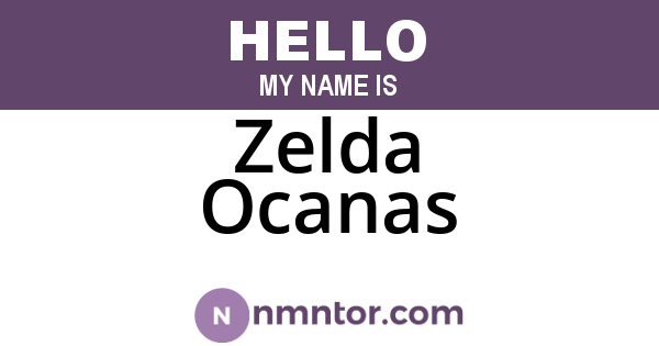 Zelda Ocanas