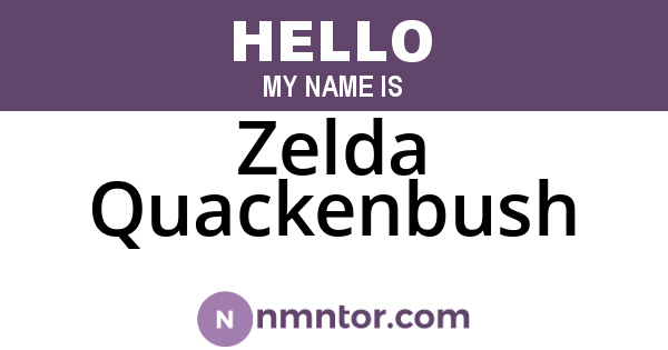 Zelda Quackenbush