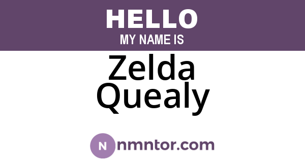 Zelda Quealy