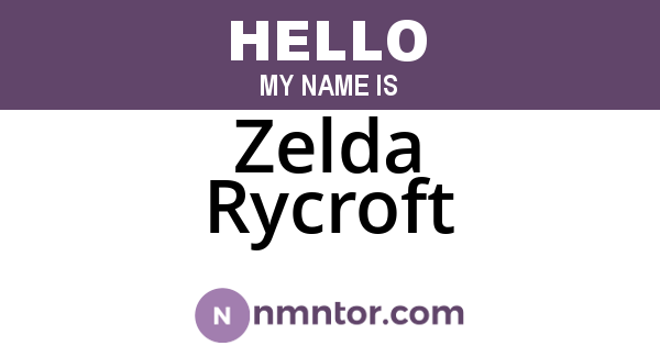 Zelda Rycroft