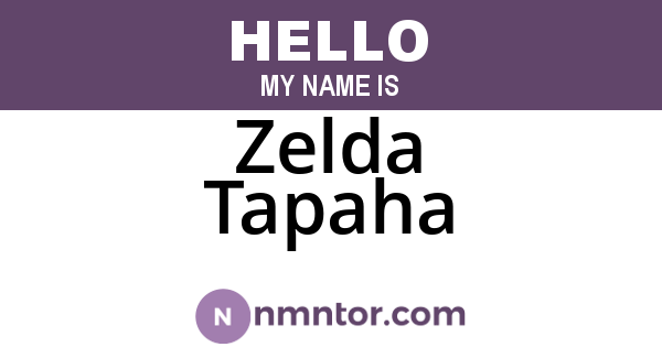 Zelda Tapaha