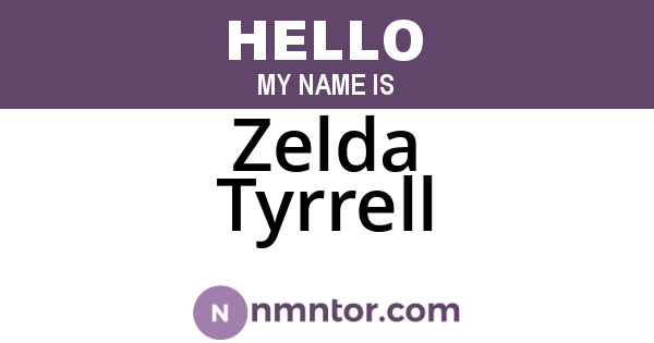 Zelda Tyrrell
