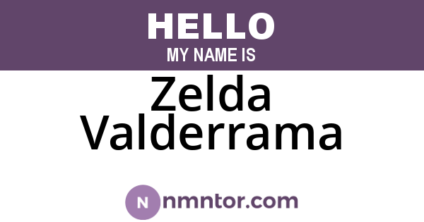 Zelda Valderrama