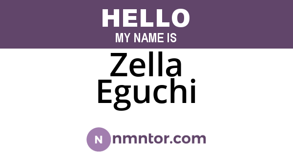Zella Eguchi