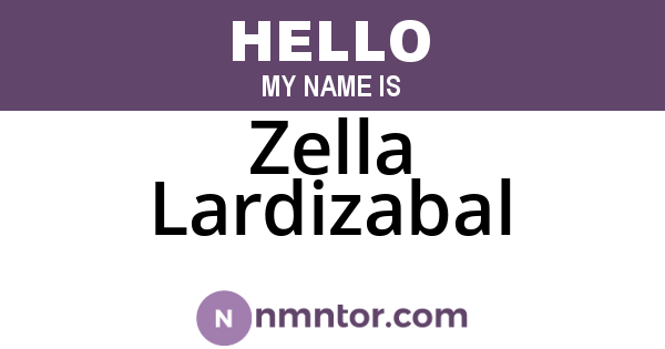 Zella Lardizabal