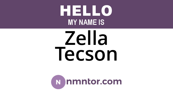 Zella Tecson