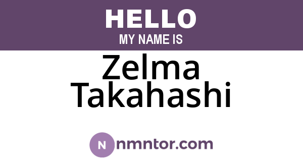 Zelma Takahashi