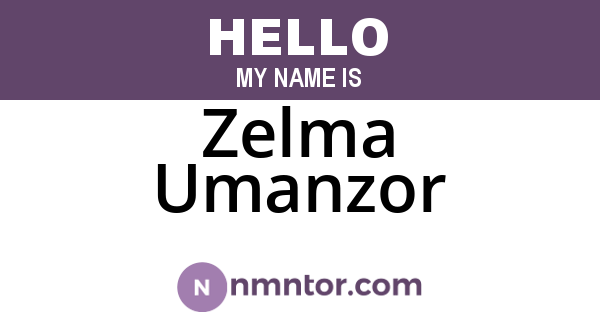 Zelma Umanzor