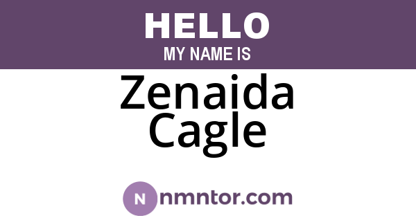 Zenaida Cagle
