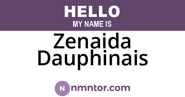 Zenaida Dauphinais