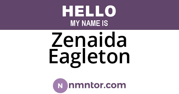 Zenaida Eagleton