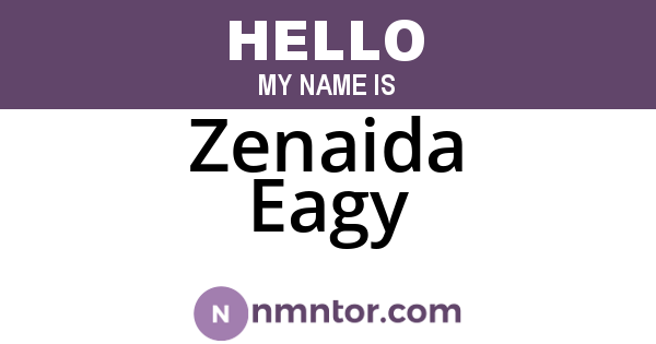 Zenaida Eagy