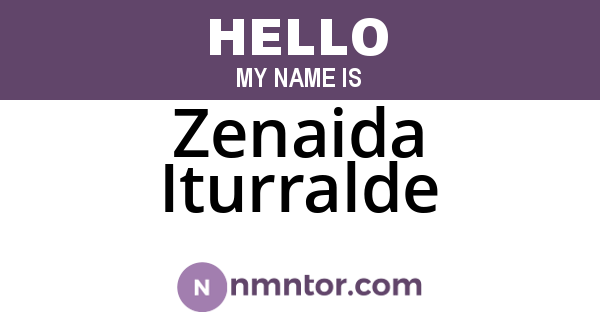 Zenaida Iturralde