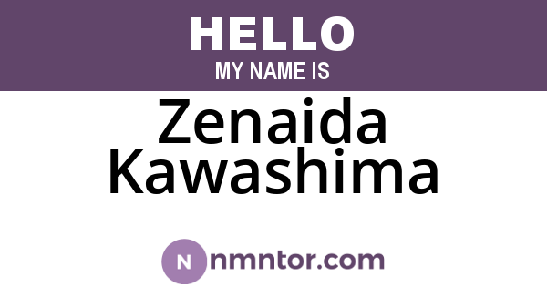 Zenaida Kawashima