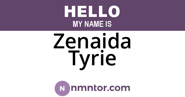 Zenaida Tyrie