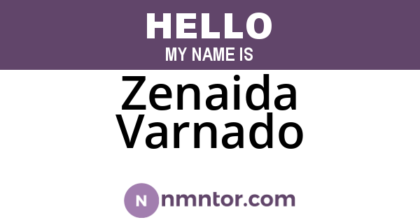 Zenaida Varnado