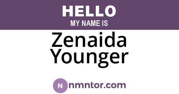 Zenaida Younger