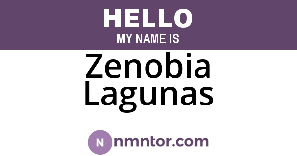 Zenobia Lagunas