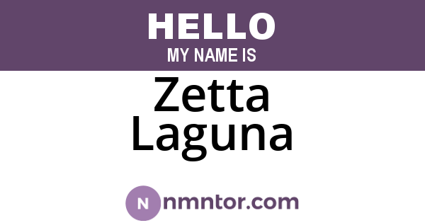 Zetta Laguna