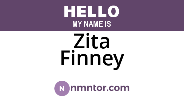 Zita Finney
