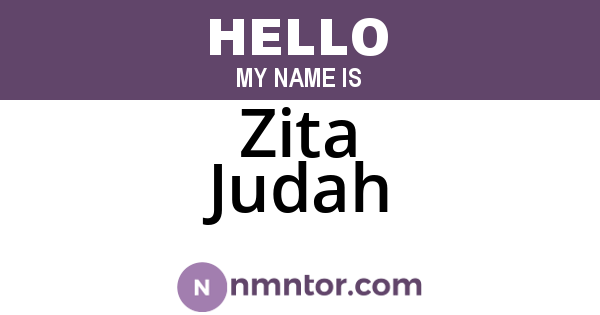 Zita Judah