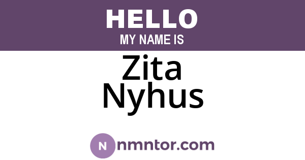 Zita Nyhus