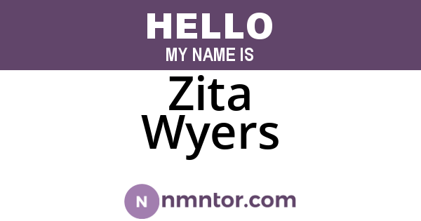 Zita Wyers