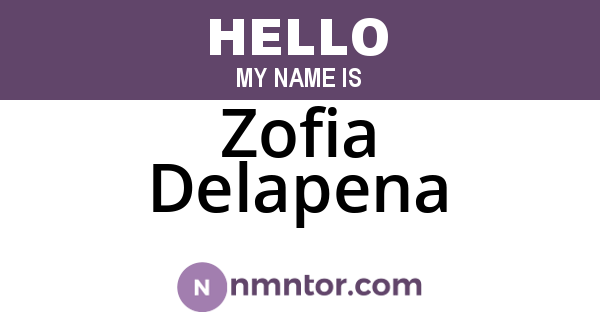 Zofia Delapena