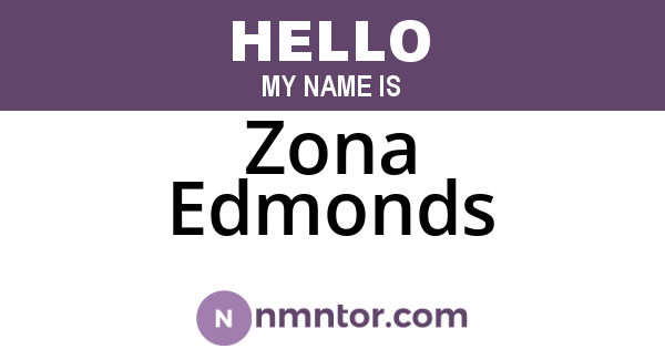 Zona Edmonds