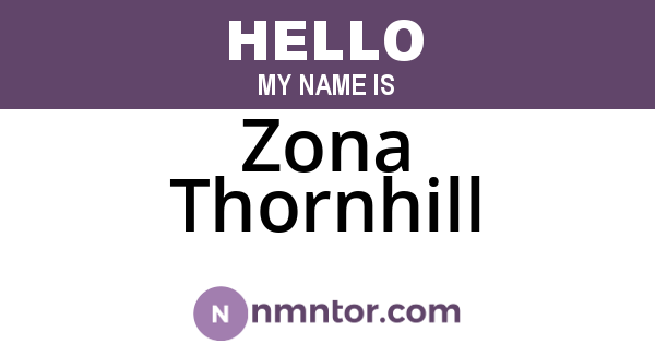 Zona Thornhill