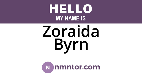 Zoraida Byrn
