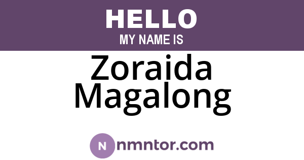 Zoraida Magalong