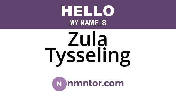 Zula Tysseling