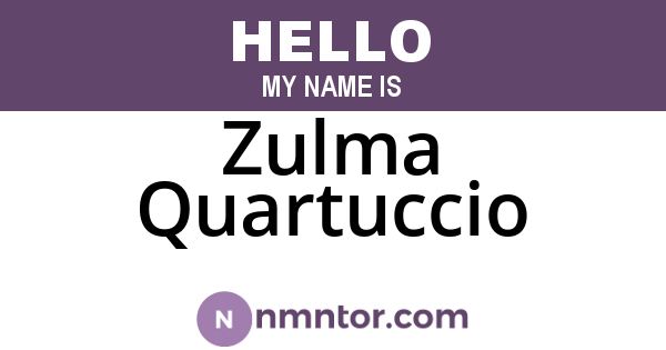 Zulma Quartuccio